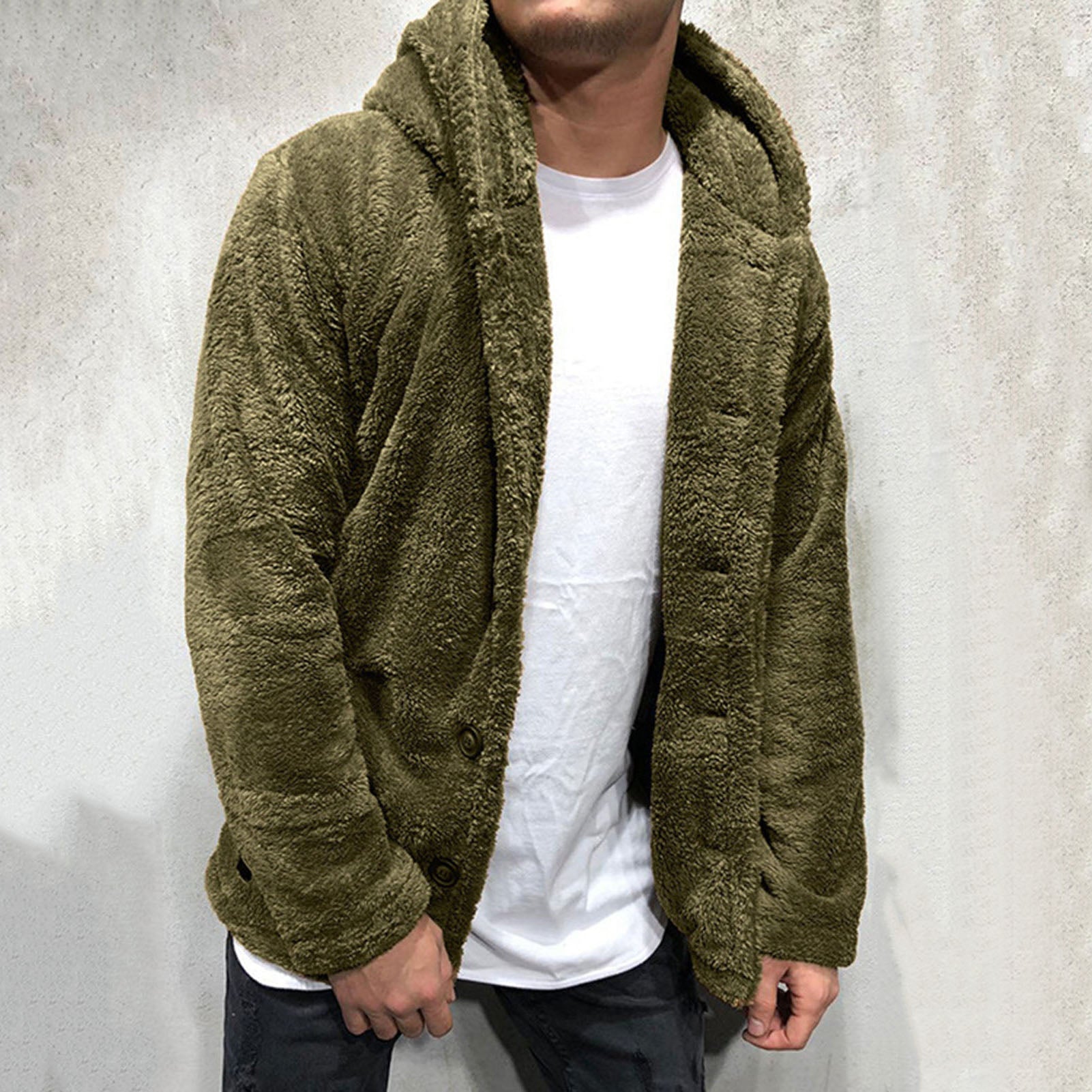Heren Fleece Jas Casual Stijl 7