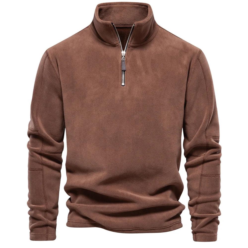 Heren Fleece Pullover Jas Casual 7