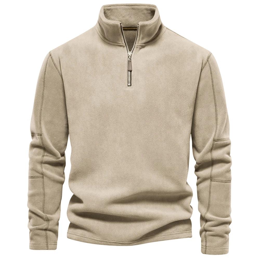 Heren Fleece Pullover Jas Casual 9