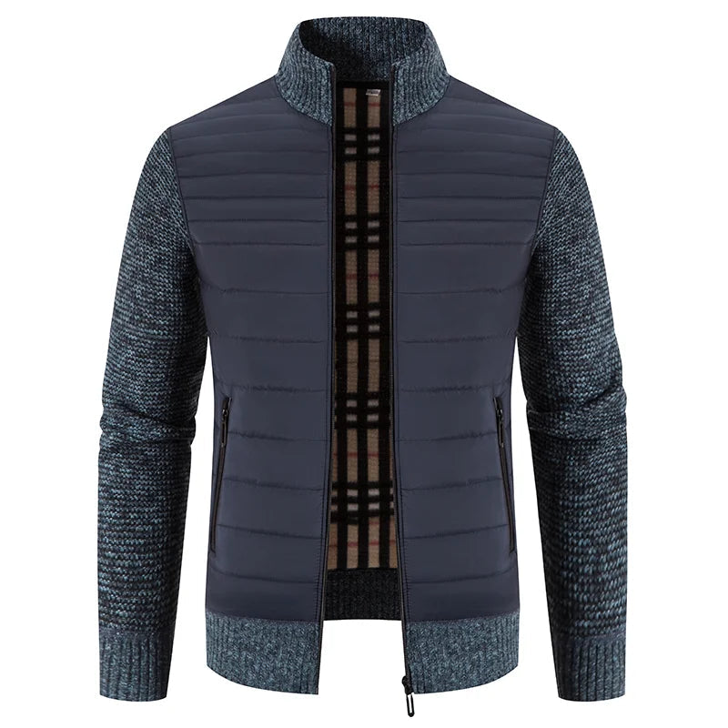 Heren Fleecejacka Kort Modern Design 9