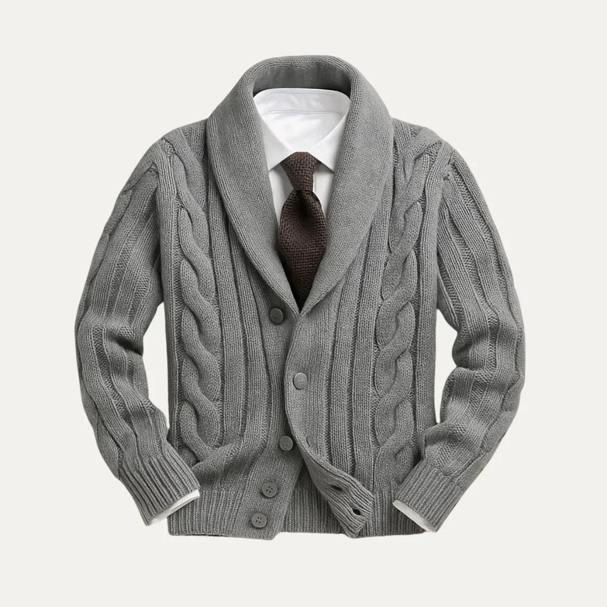 Heren Gebreide Cardigan Sweater 5