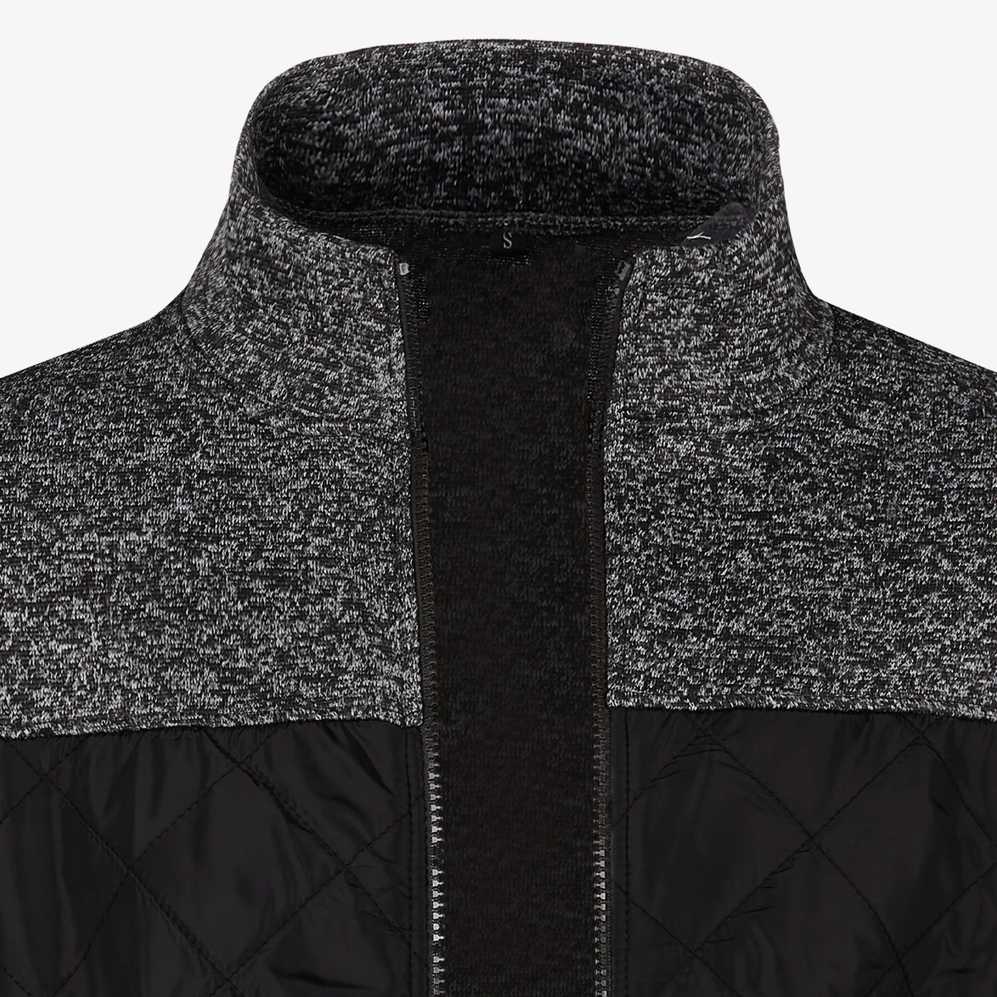 Heren Gebreide Casual Buitenjas met Staande Kraag 4