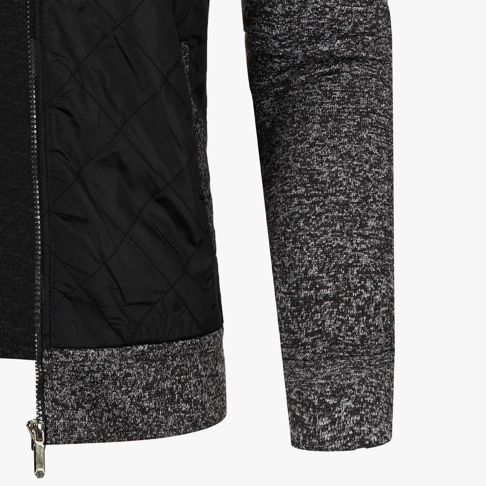 Heren Gebreide Casual Buitenjas met Staande Kraag 5
