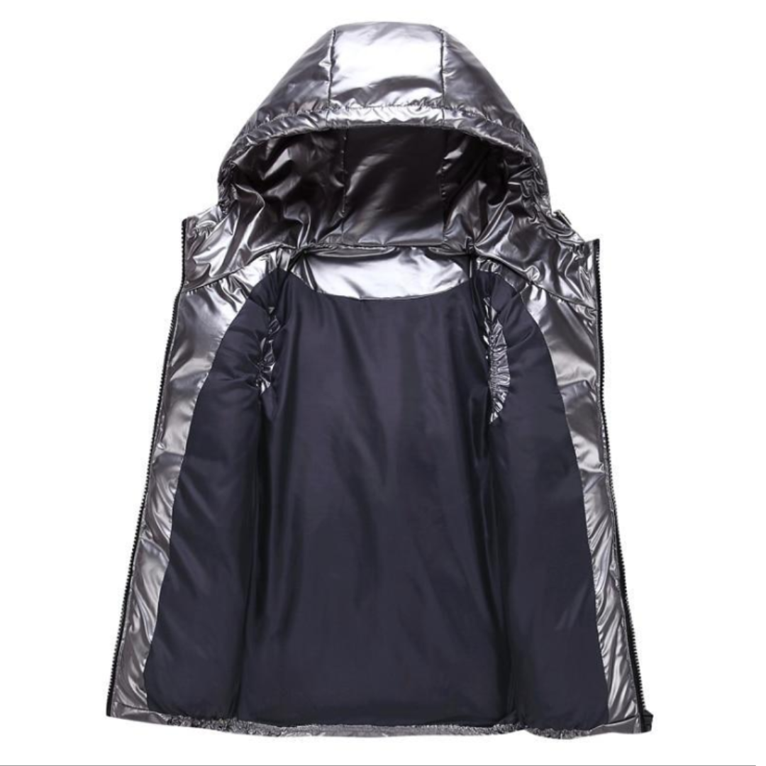 Heren Geïsoleerd Vest met Capuchon Casual Stijl 5