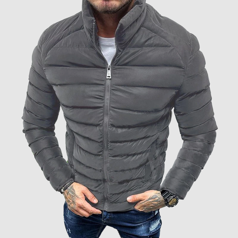 Heren Gewatteerd Jasje Modern 2