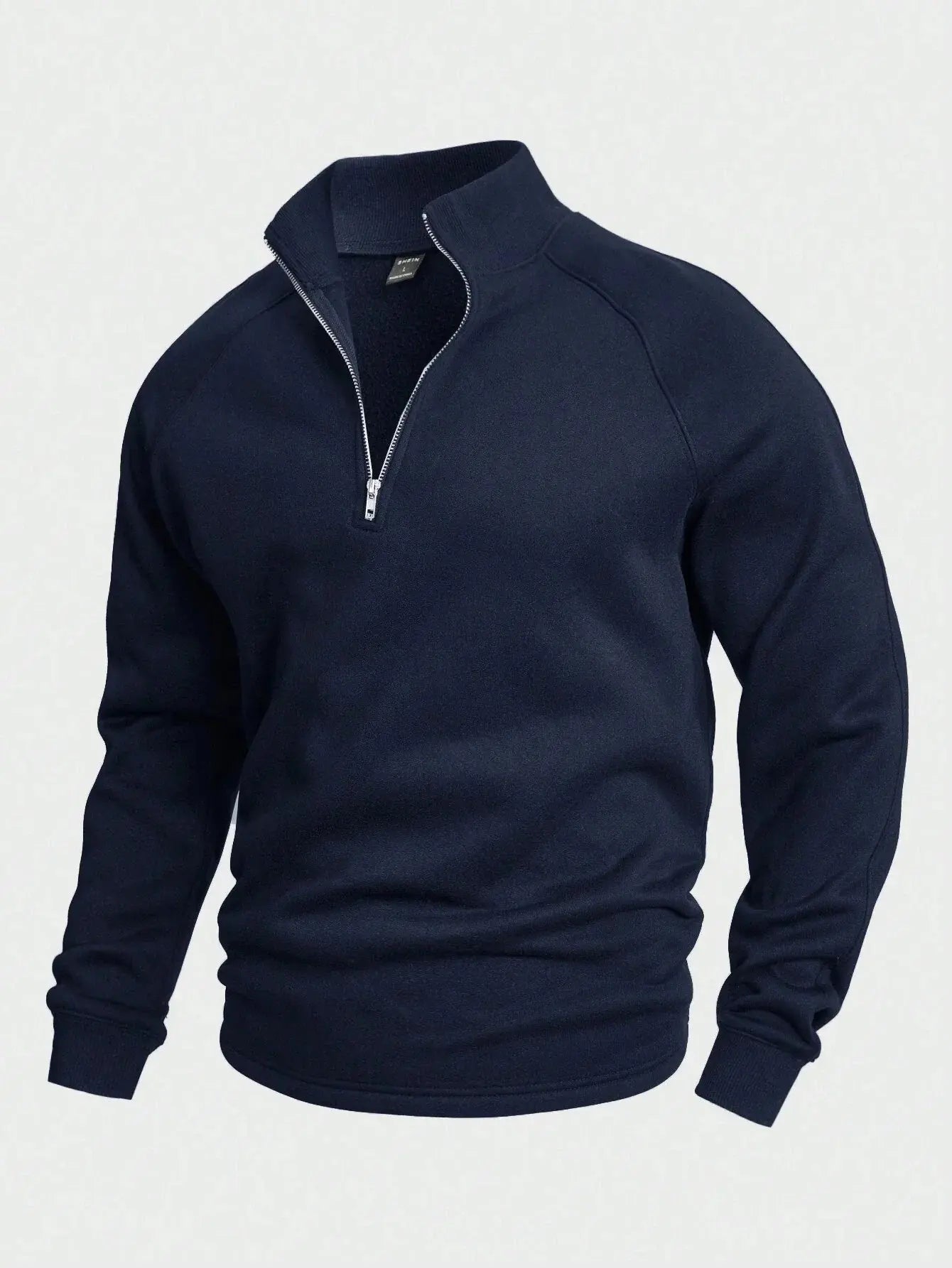 Heren Halv-Zip Trui Modern Casual 8