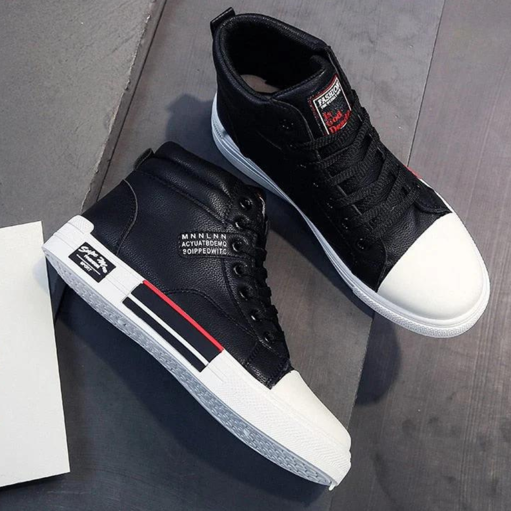 Heren Hoge Schoenen Stijlvol Ontwerp voor Casual en Formele Gelegenheden 2