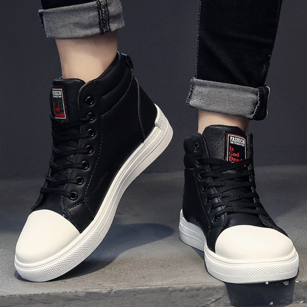 Heren Hoge Schoenen Stijlvol Ontwerp voor Casual en Formele Gelegenheden 3
