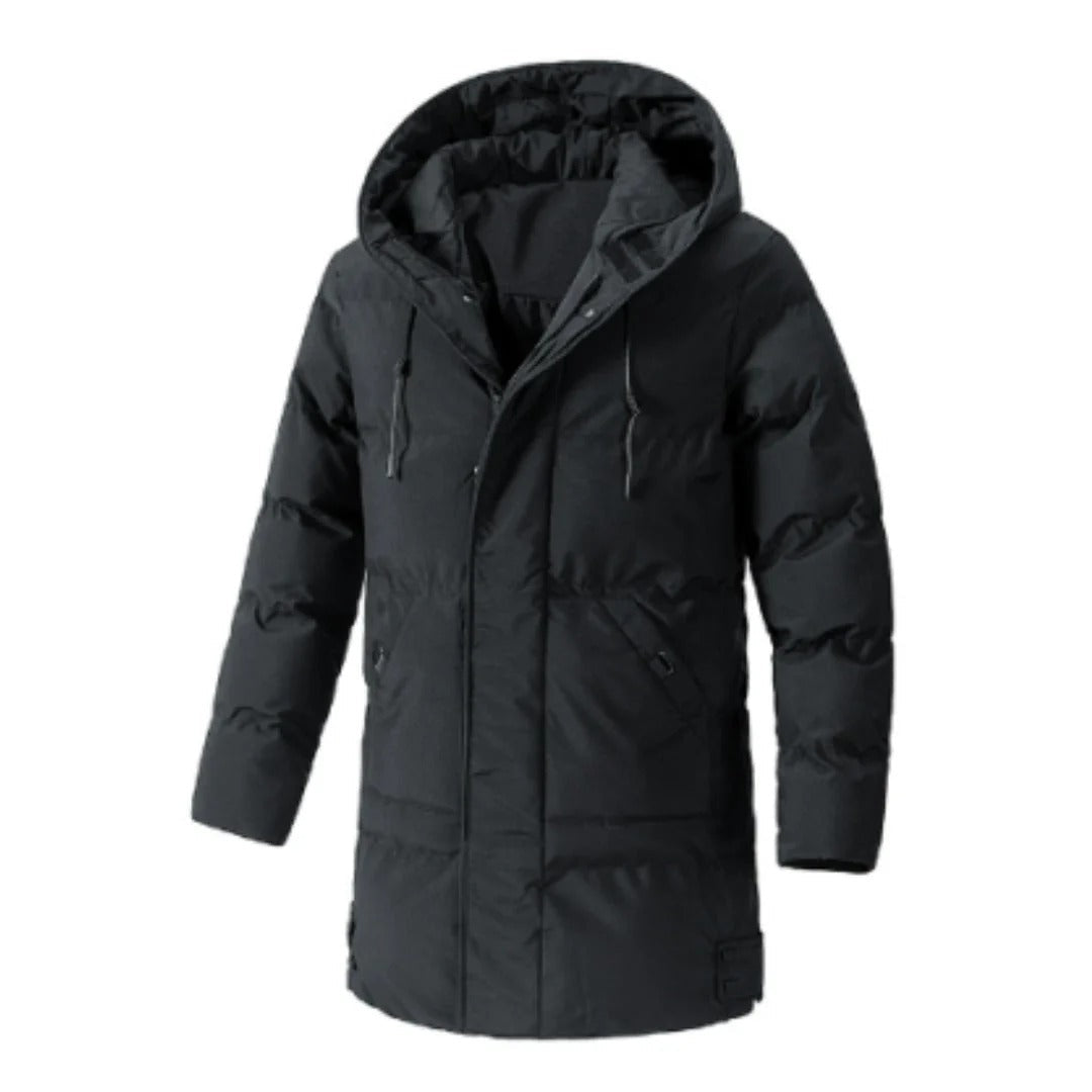 Heren Hooded Jacket Waterafstotend Geïsoleerd Gequilt 1