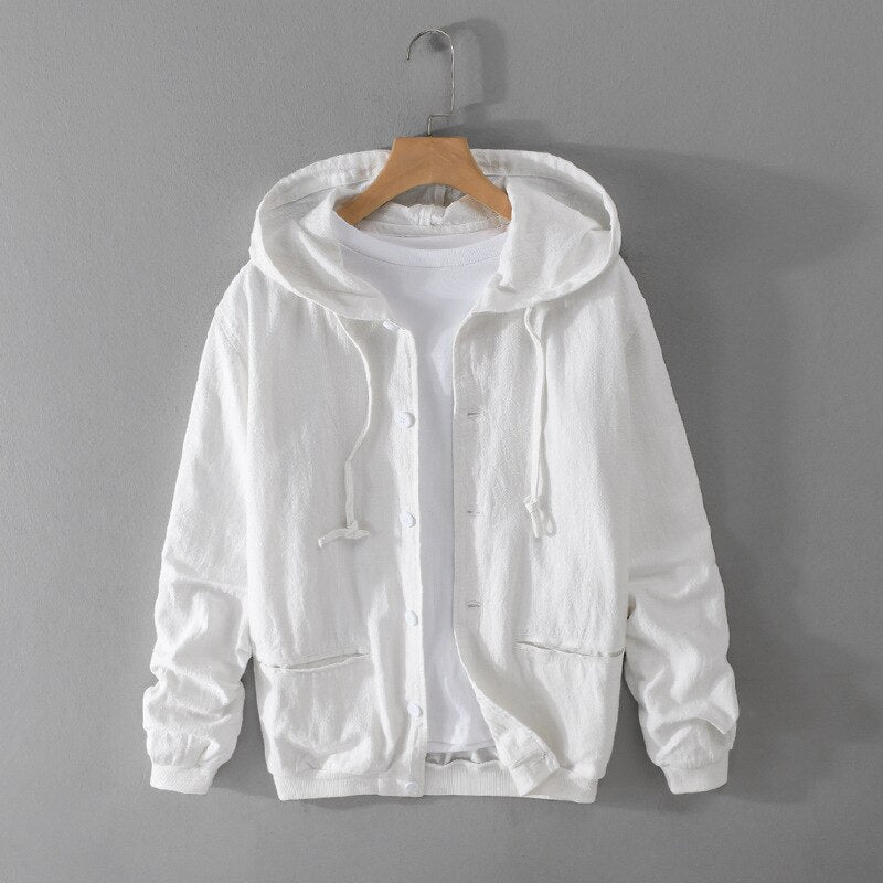 Heren Hoodie Casual Katoen en Linnen Met Capuchon 1