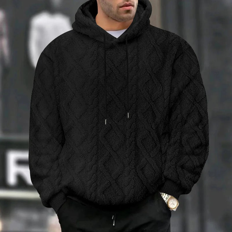 Heren Hoodie Dubbelzijdig Velours Sportief Casual 5