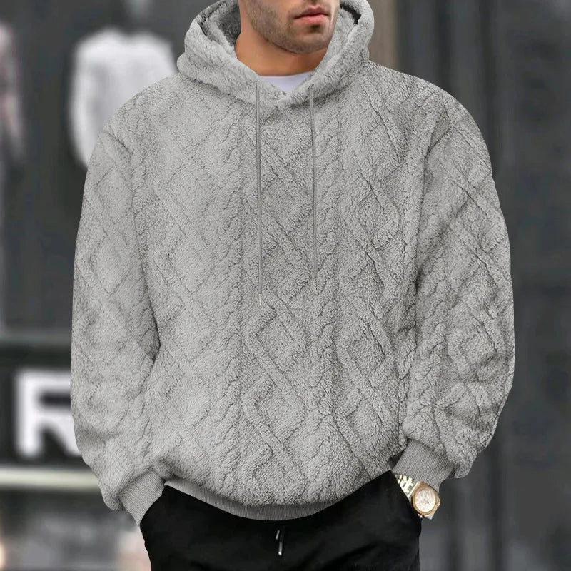 Heren Hoodie Dubbelzijdig Velours Sportief Casual 6
