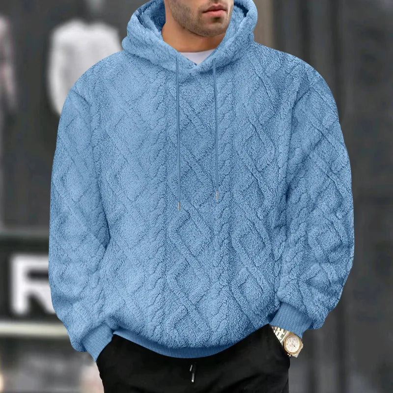 Heren Hoodie Dubbelzijdig Velours Sportief Casual 7