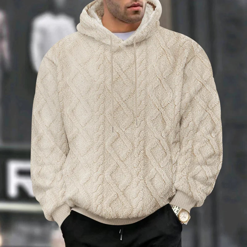Heren Hoodie Dubbelzijdig Velours Sportief Casual 9