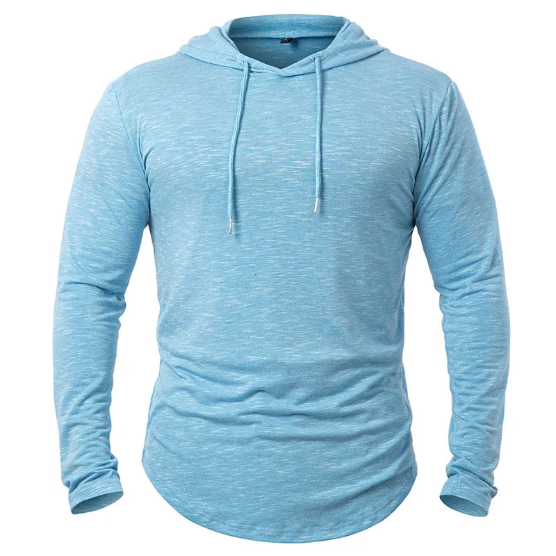 Heren Hoodie Lichtgewicht Ademend Polyester Katoen 0