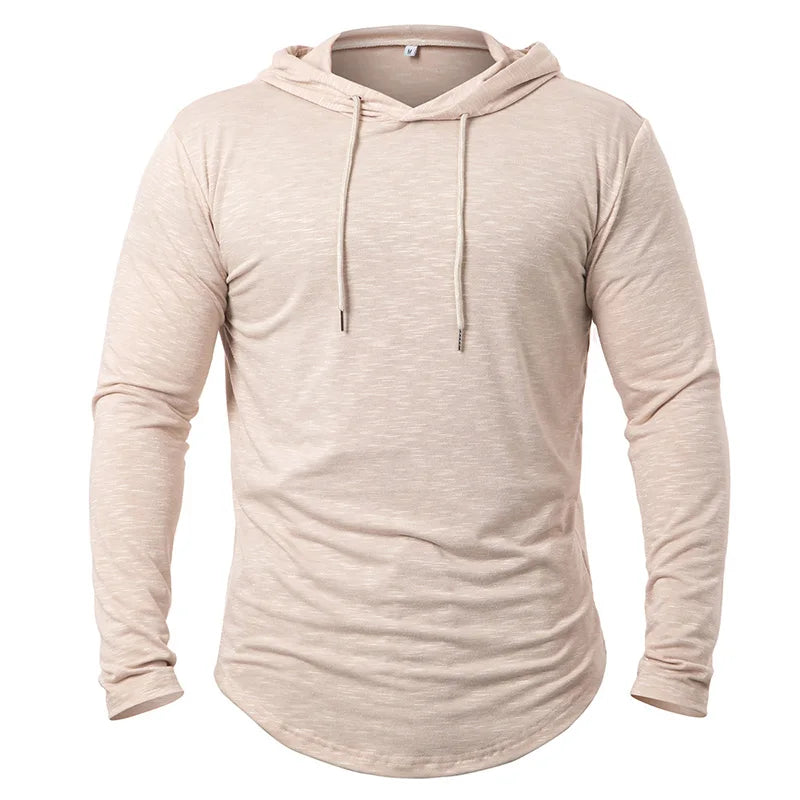 Heren Hoodie Lichtgewicht Ademend Polyester Katoen 1