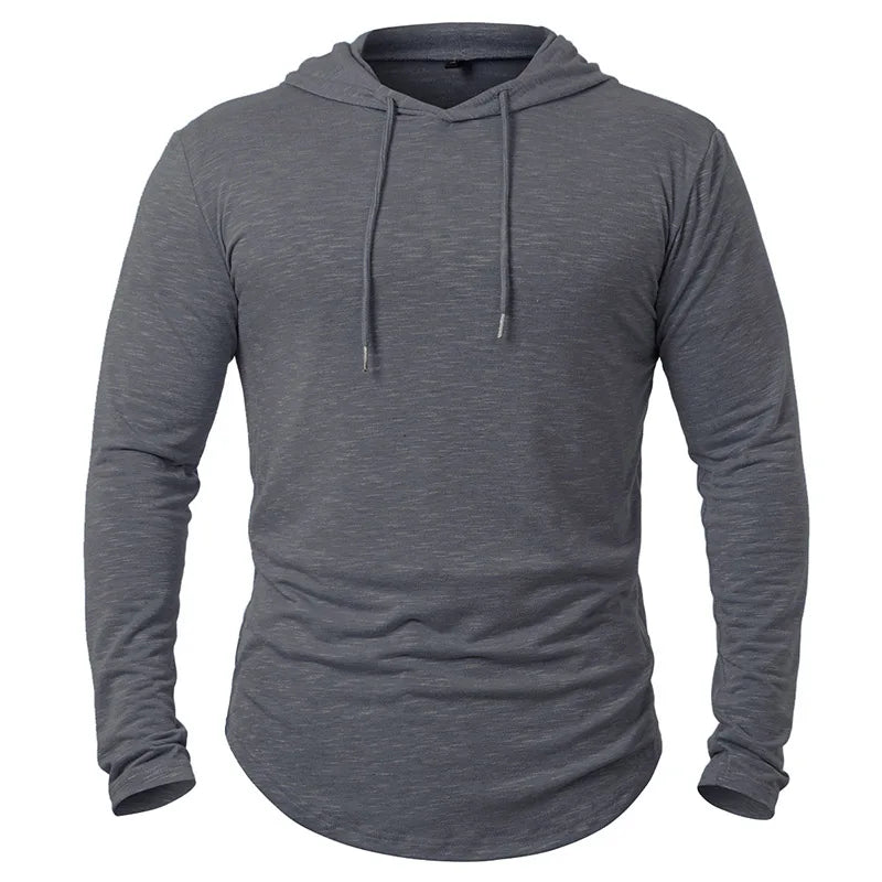 Heren Hoodie Lichtgewicht Ademend Polyester Katoen 10