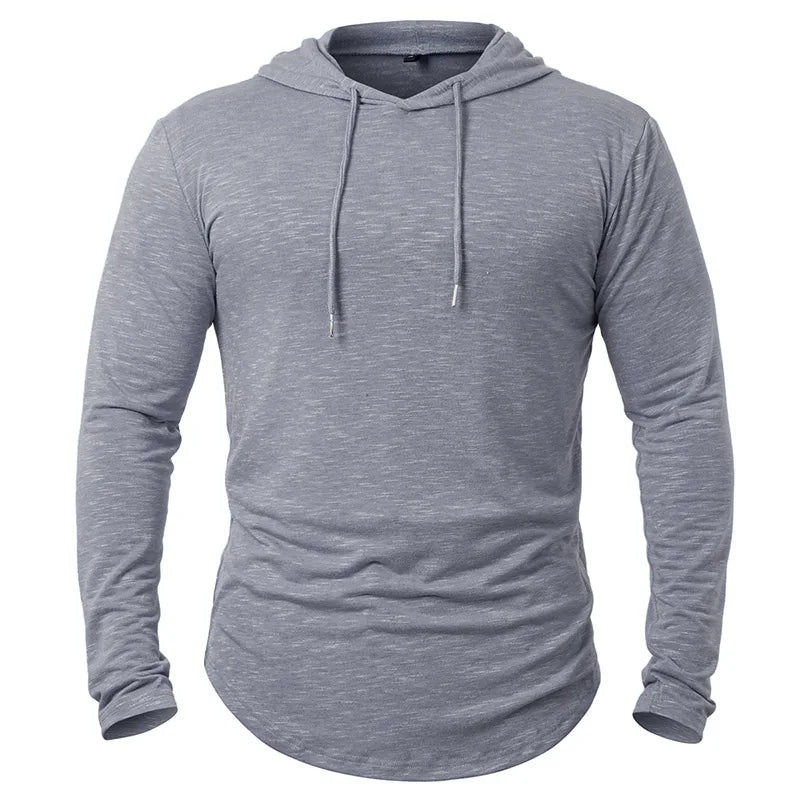 Heren Hoodie Lichtgewicht Ademend Polyester Katoen 11