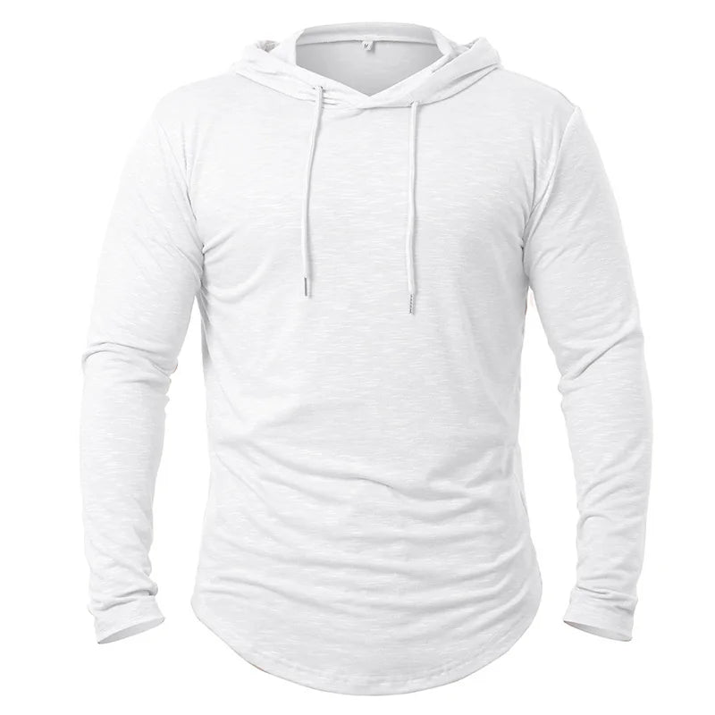 Heren Hoodie Lichtgewicht Ademend Polyester Katoen 6