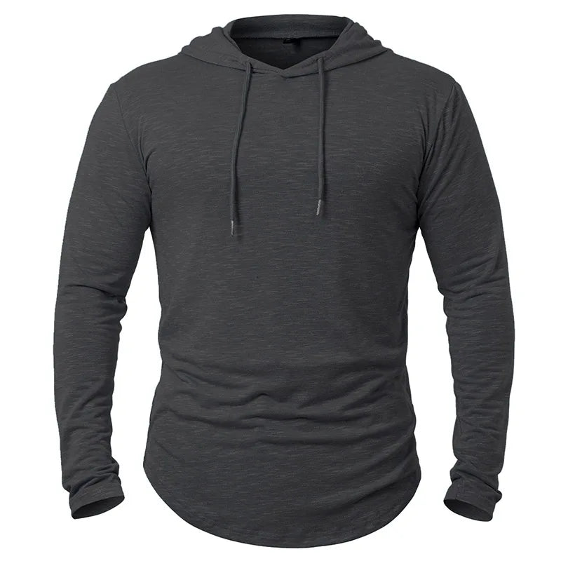 Heren Hoodie Lichtgewicht Ademend Polyester Katoen 7