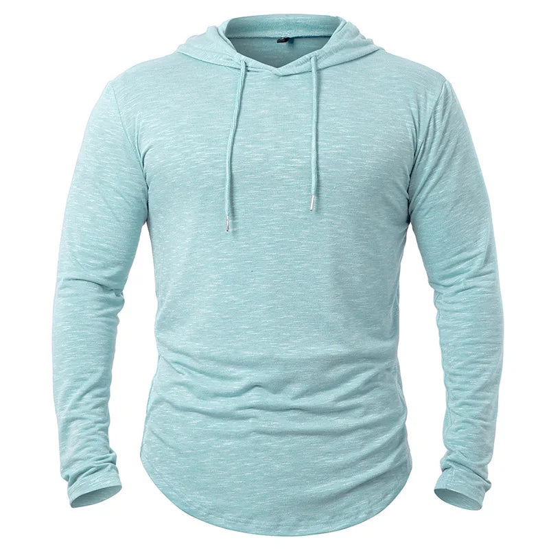 Heren Hoodie Lichtgewicht Ademend Polyester Katoen 8