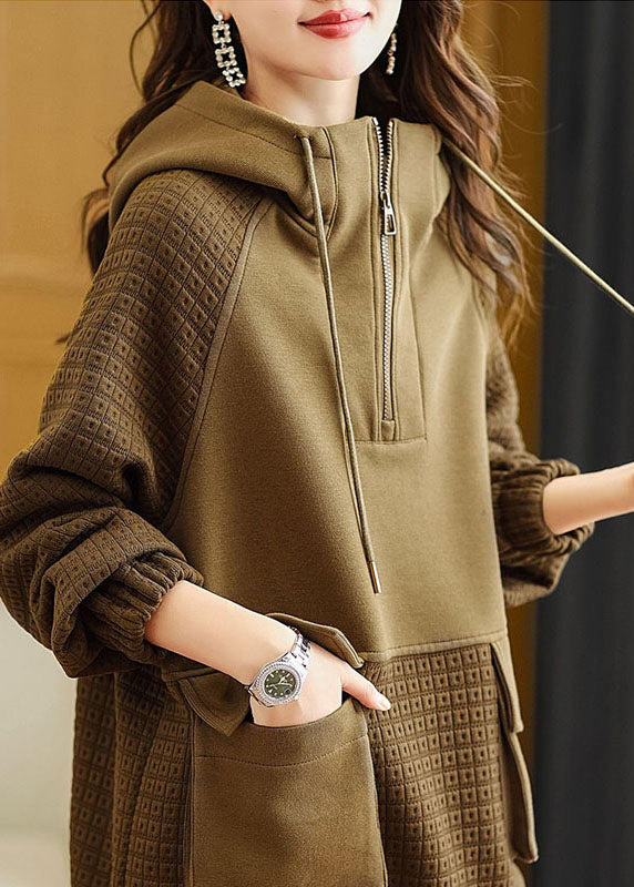 Heren Hoodie Met Trekkoord en Patchwork Design voor Casual Stijl 2