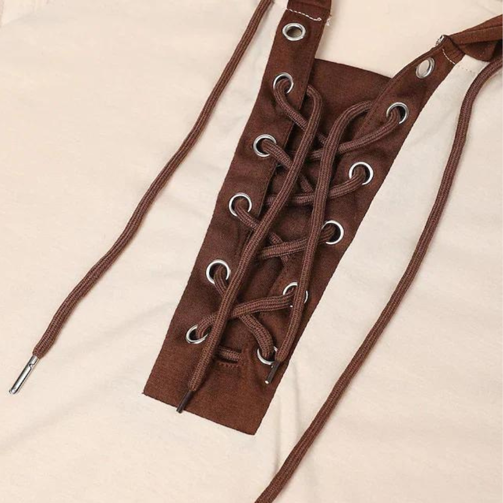 Heren Hoodie met Vetersluiting Casual en Comfortabel Design 3