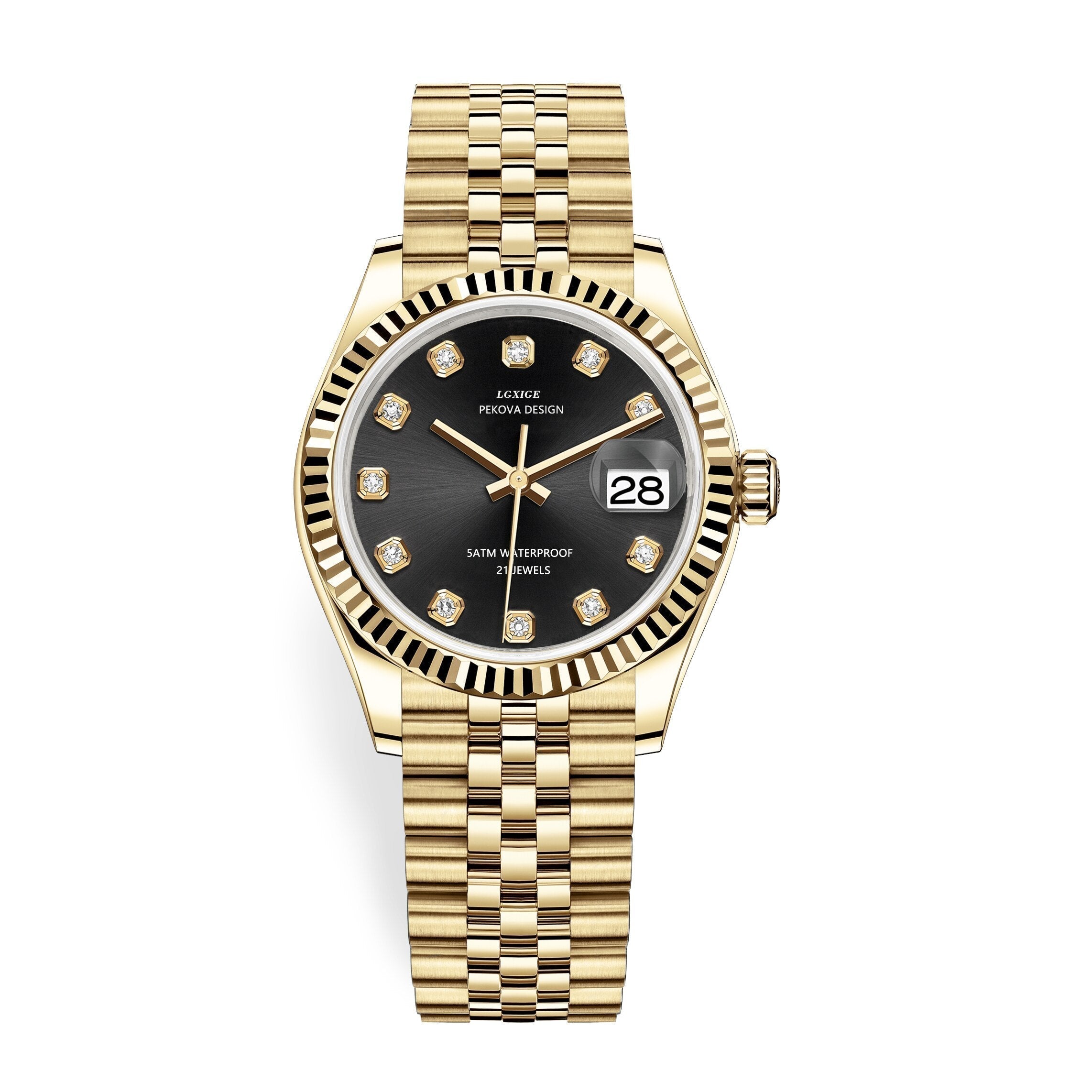 Heren Horloge Klassiek Minimalistisch Design met Verstelbare Band 9