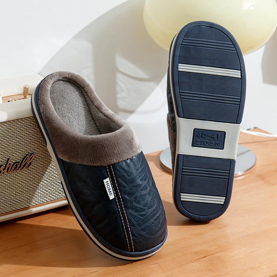 Heren Huisslippers Slip-On met Pluche Voering 3