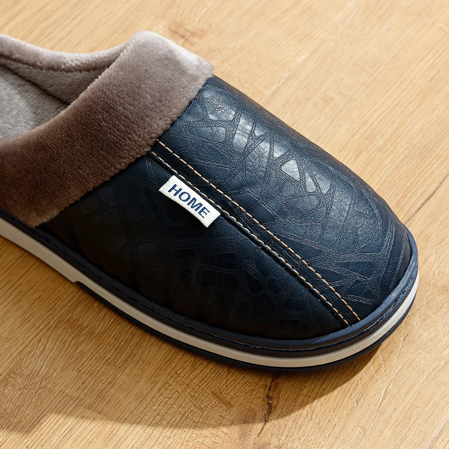 Heren Huisslippers Slip-On met Pluche Voering 4