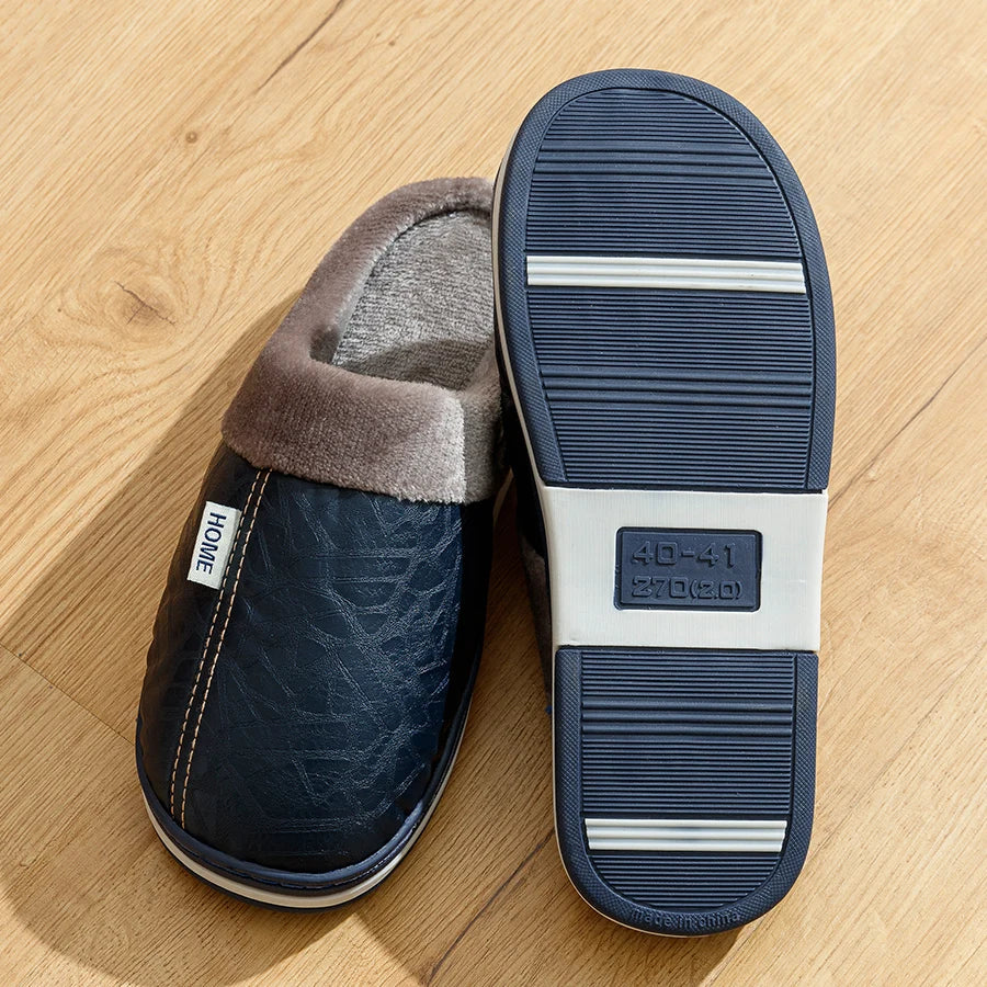 Heren Huisslippers Slip-On met Pluche Voering 5