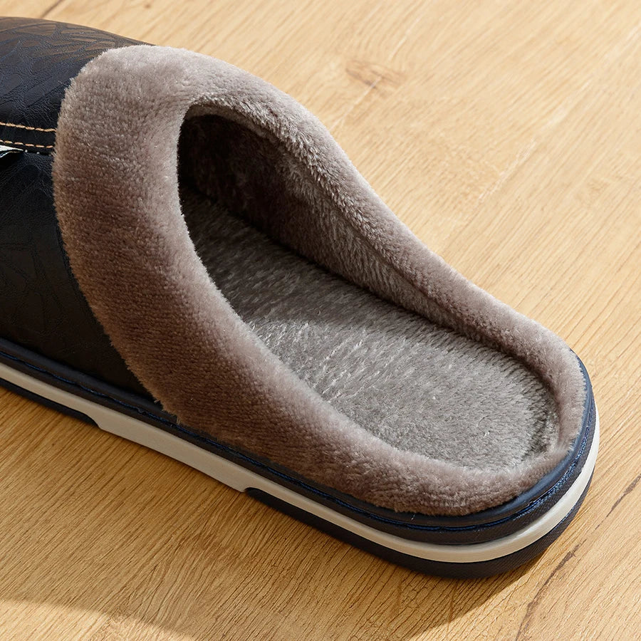 Heren Huisslippers Slip-On met Pluche Voering 6