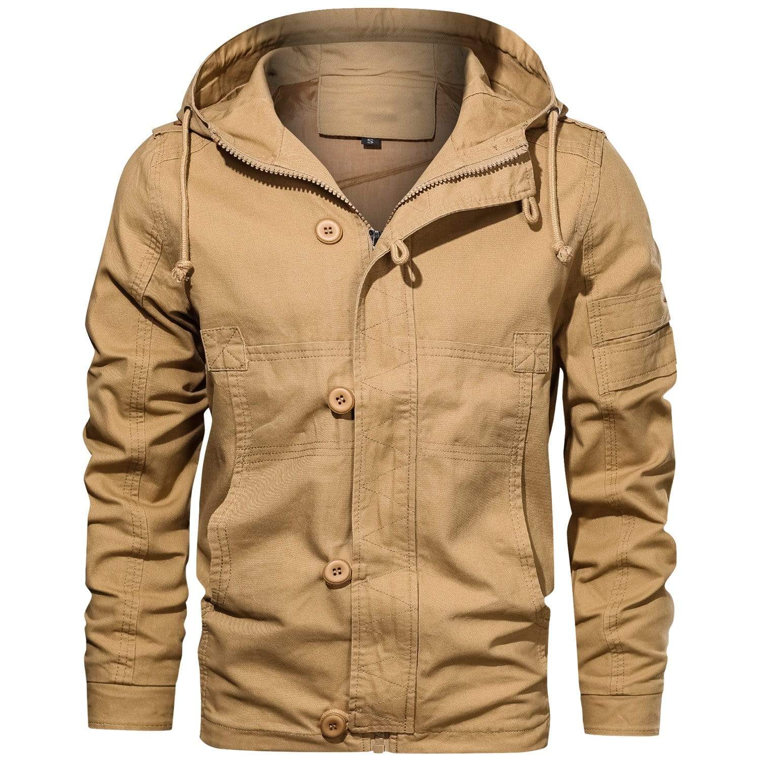 Heren Jas Casual Militair Katoen Urban Scout 0