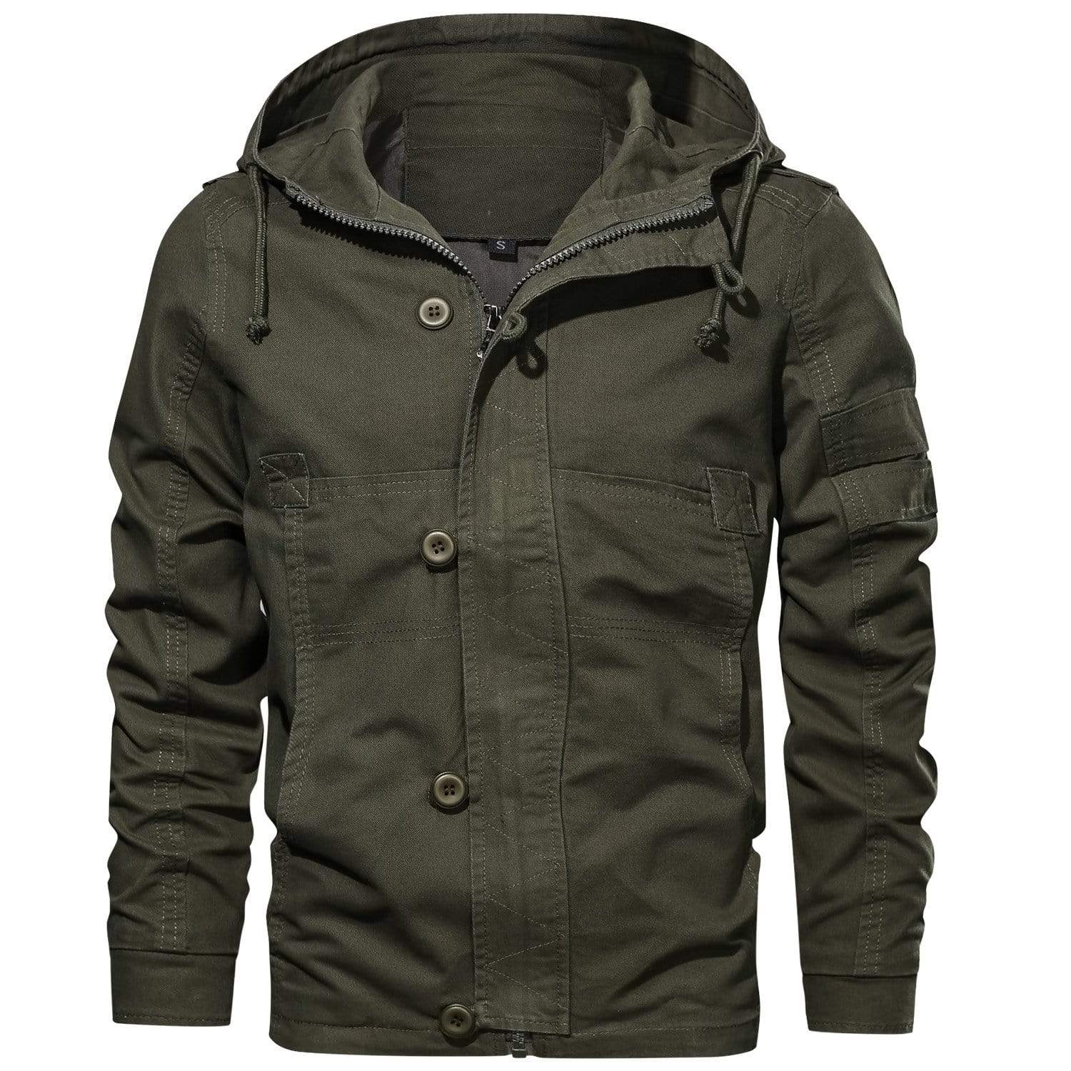 Heren Jas Casual Militair Katoen Urban Scout 1