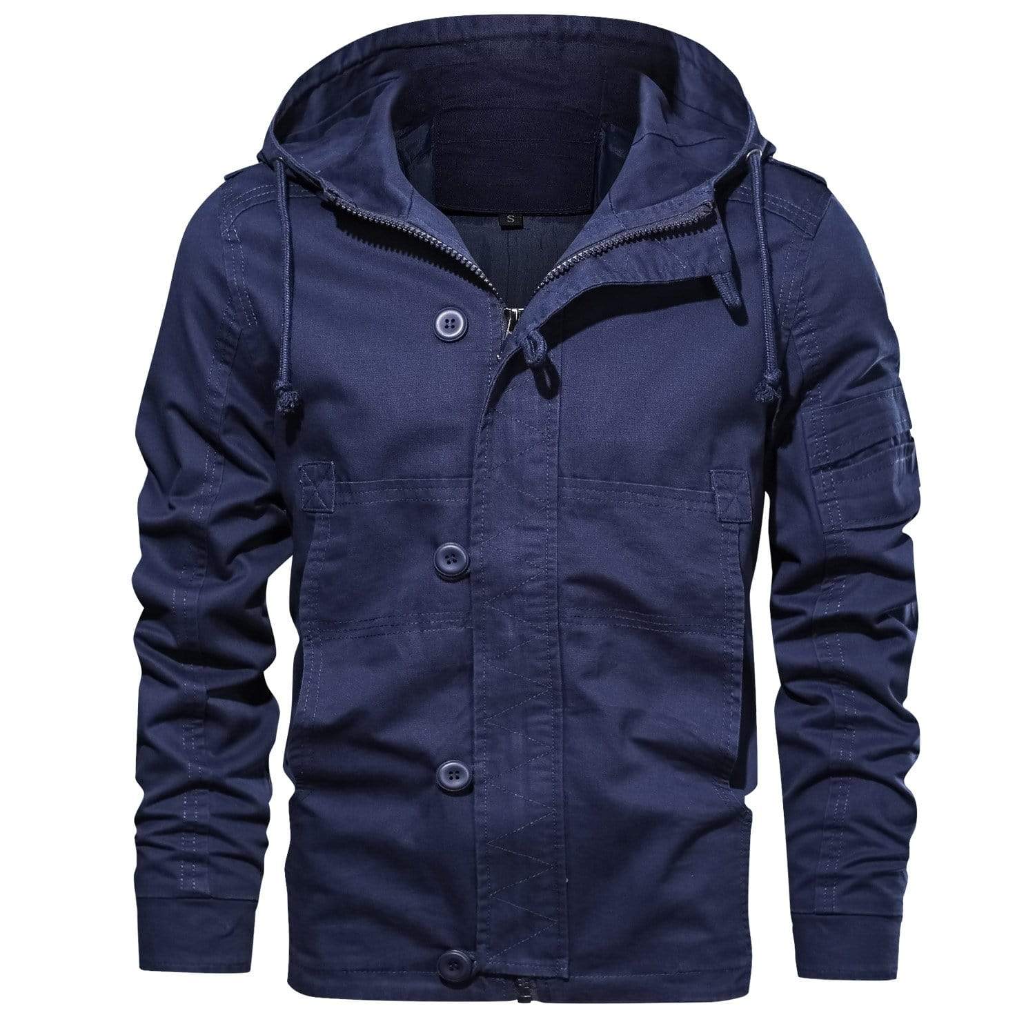 Heren Jas Casual Militair Katoen Urban Scout 3