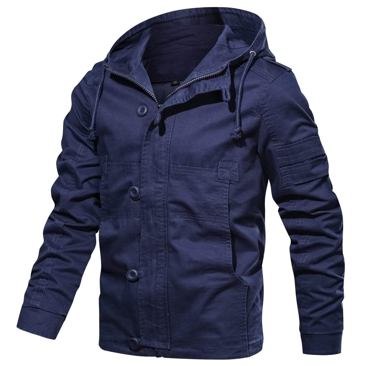 Heren Jas Casual Militair Katoen Urban Scout 7