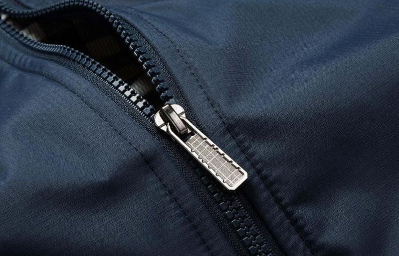 Heren Jas Casual met Staande Kraag voor Buitengebruik 6
