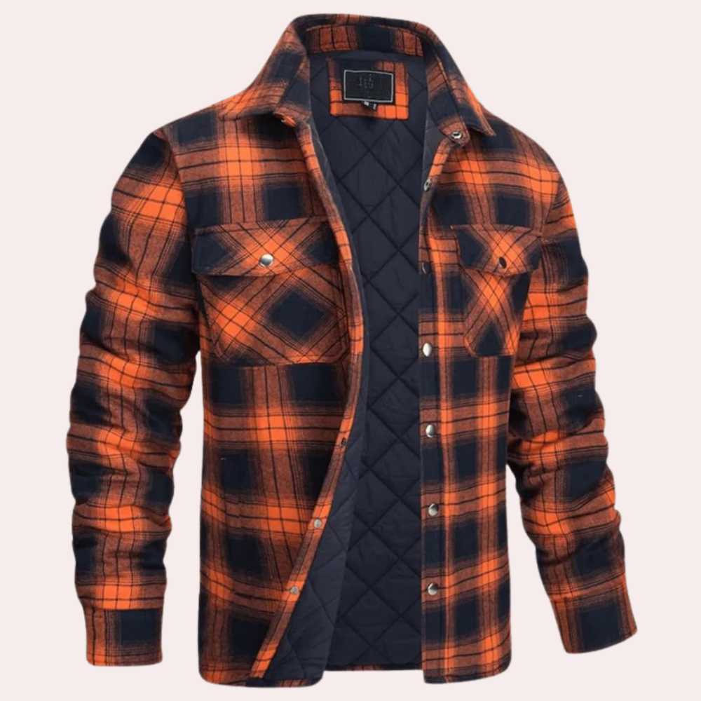 Heren Jas Winter Geruit Comfortabel en Stijlvol 2
