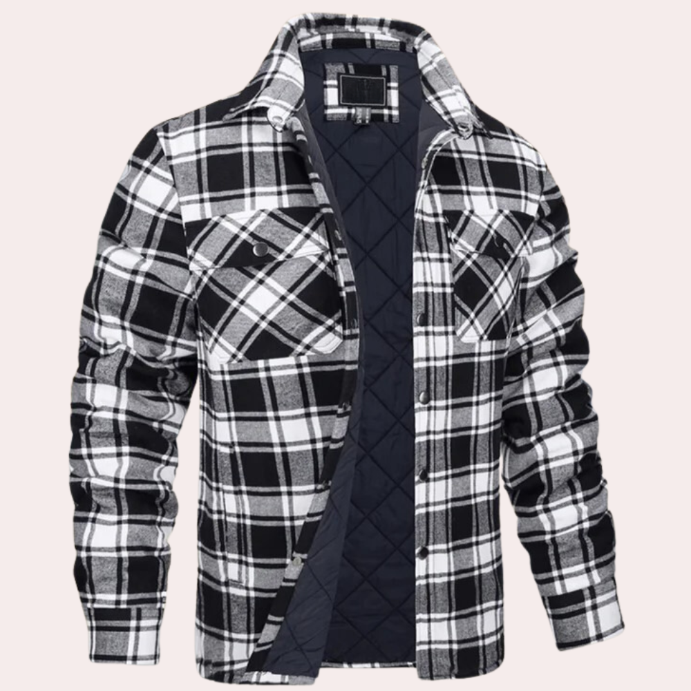 Heren Jas Winter Geruit Comfortabel en Stijlvol 3