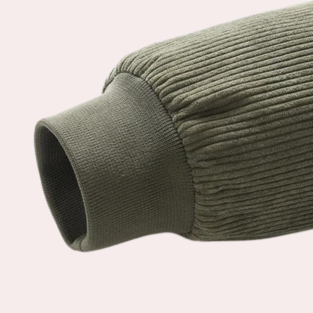 Heren Jas Winter Retro Fløjlsjakke met Tijdloos Design 4