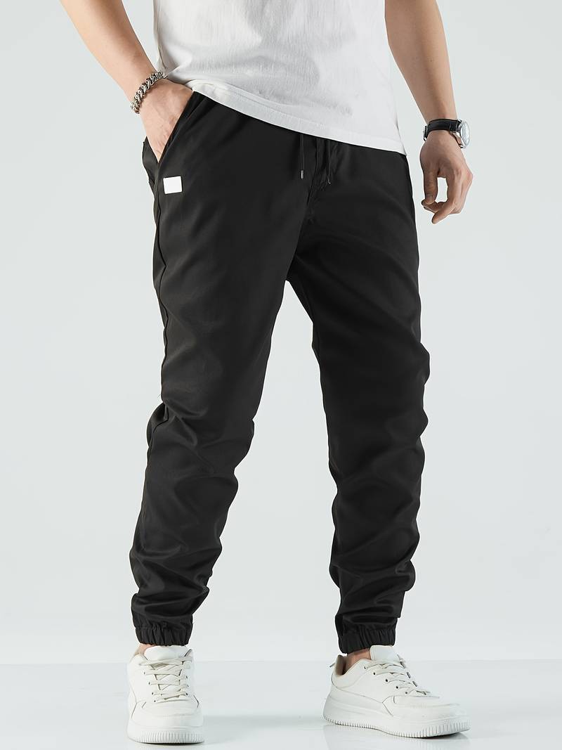 Heren Jogging Broek 4-Way Stretch Polyester Comfortabele Fit 2