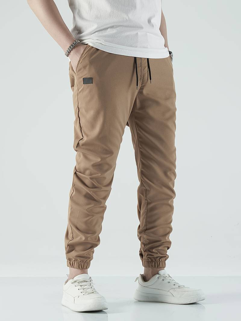 Heren Jogging Broek 4-Way Stretch Polyester Comfortabele Fit 4