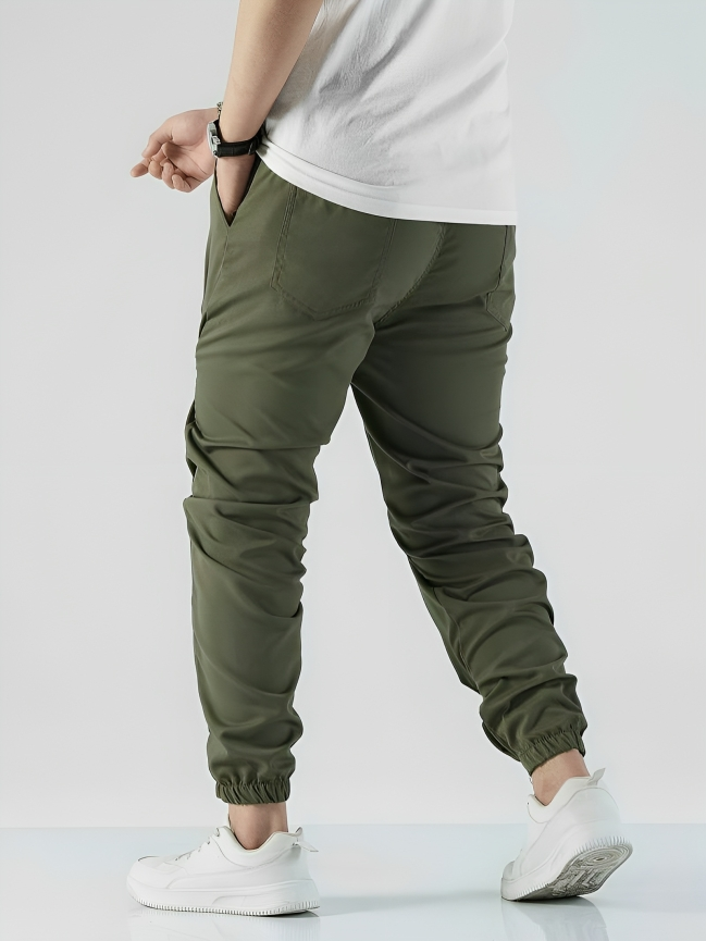 Heren Jogging Broek 4-Way Stretch Polyester Comfortabele Fit 7