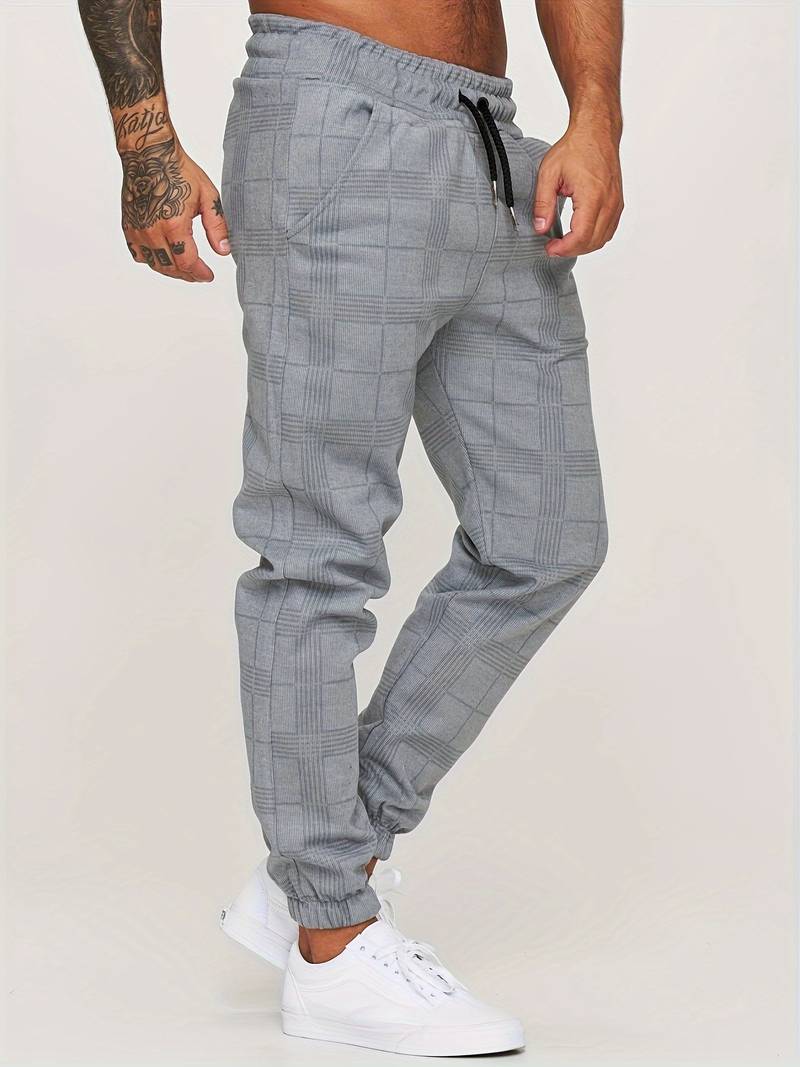 Heren Joggingbroek Casual Katoenmix Slim Fit 2