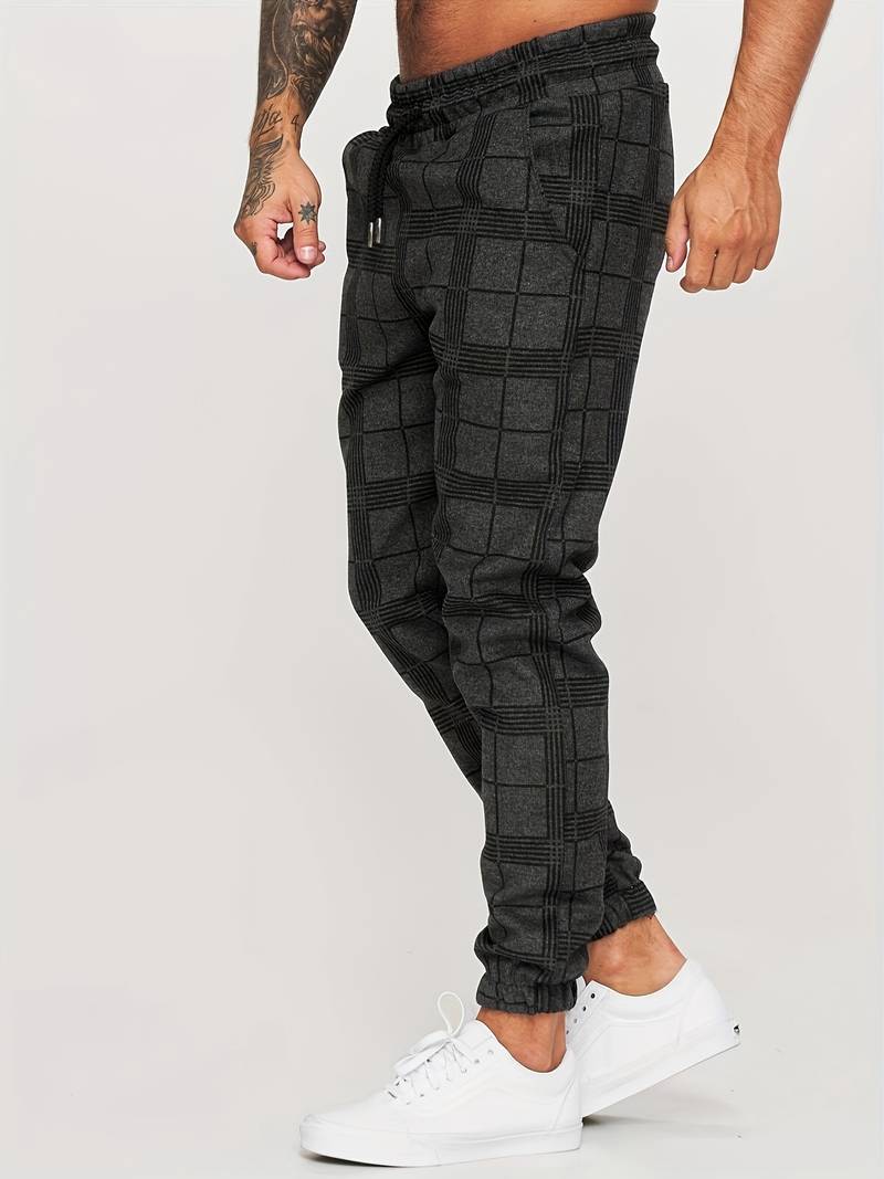 Heren Joggingbroek Casual Katoenmix Slim Fit 4