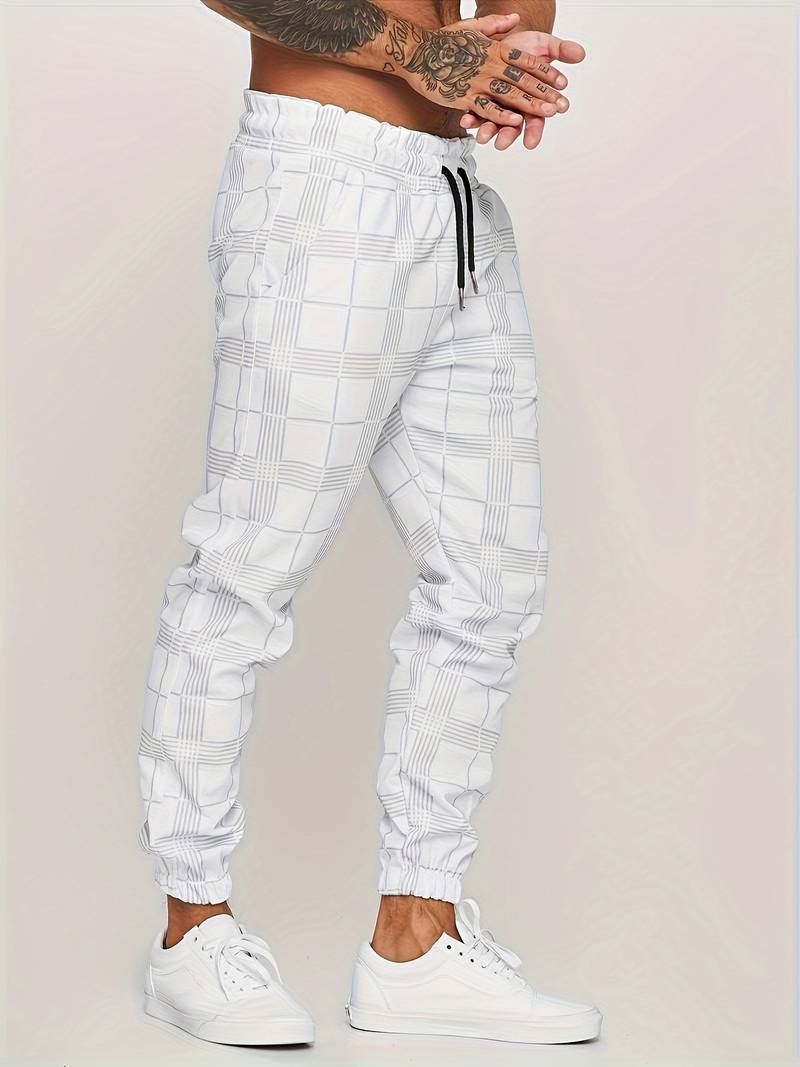 Heren Joggingbroek Casual Katoenmix Slim Fit 8