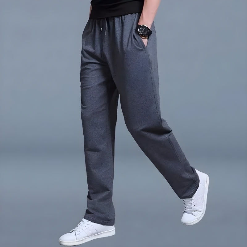 Heren Joggingbroek Met Wijde Pijpen 2