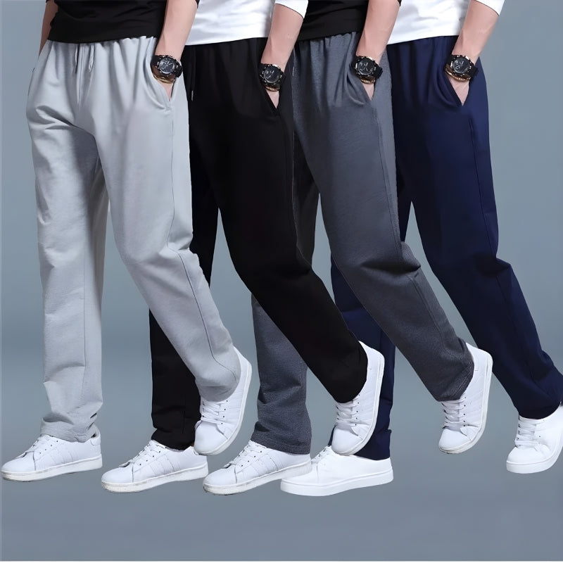 Heren Joggingbroek Met Wijde Pijpen 4
