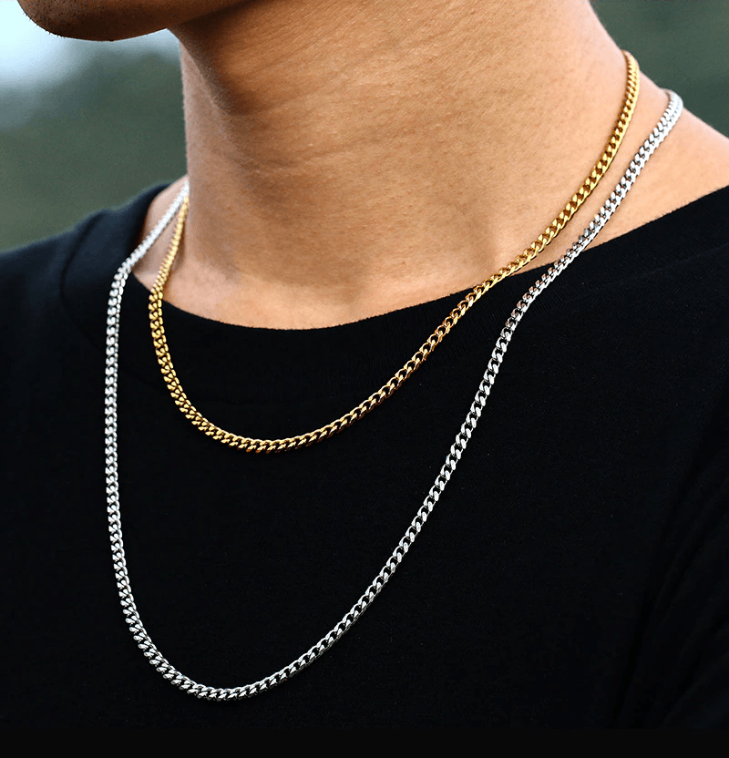 Heren Ketting Cubaanse Schakelstijl voor Elke Gelegenheid 1