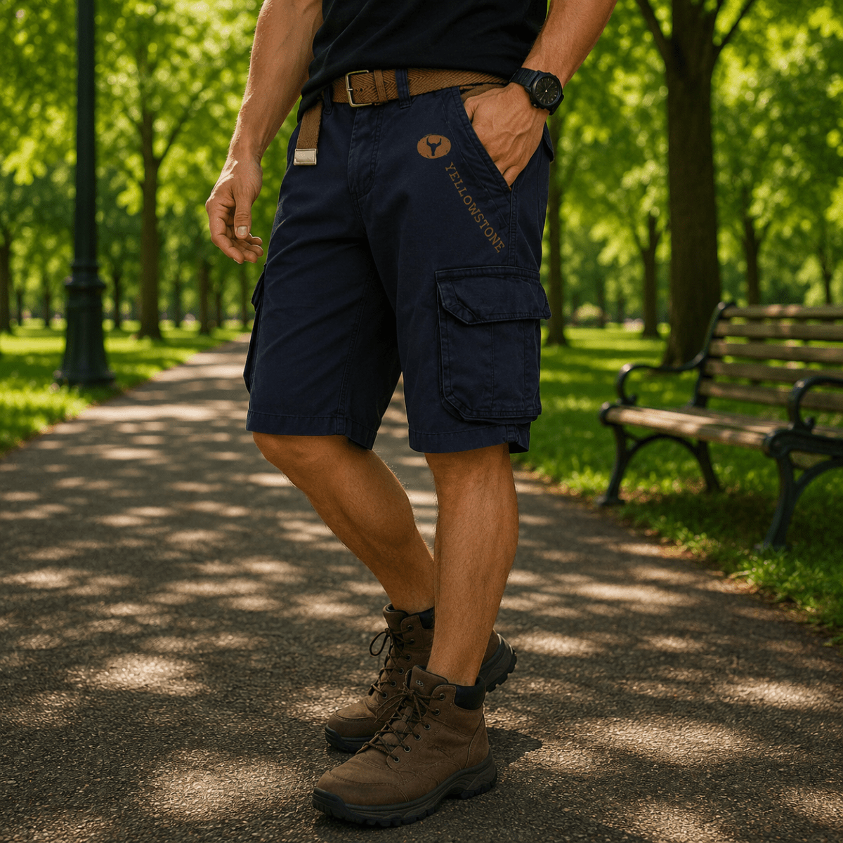 Heren Korte Broek Cargo Met Veel Opbergruimte voor Actieve Dagen 5